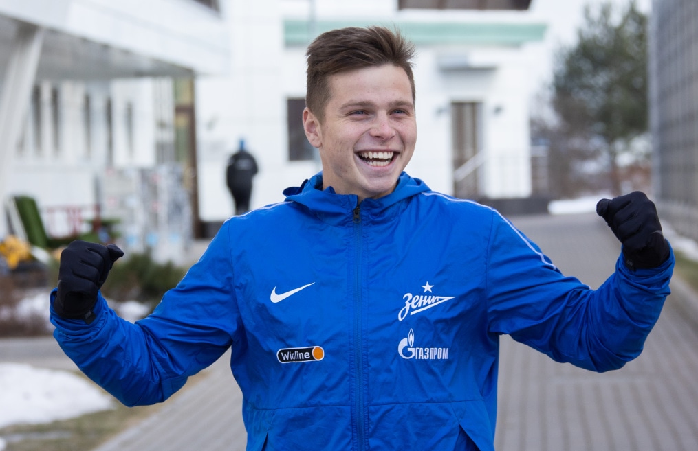 Тренировка «Зенита» перед матчем с «Рубином»