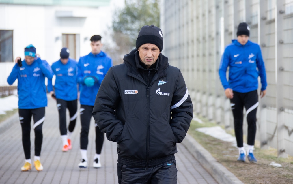 Тренировка «Зенита» перед матчем с «Рубином»