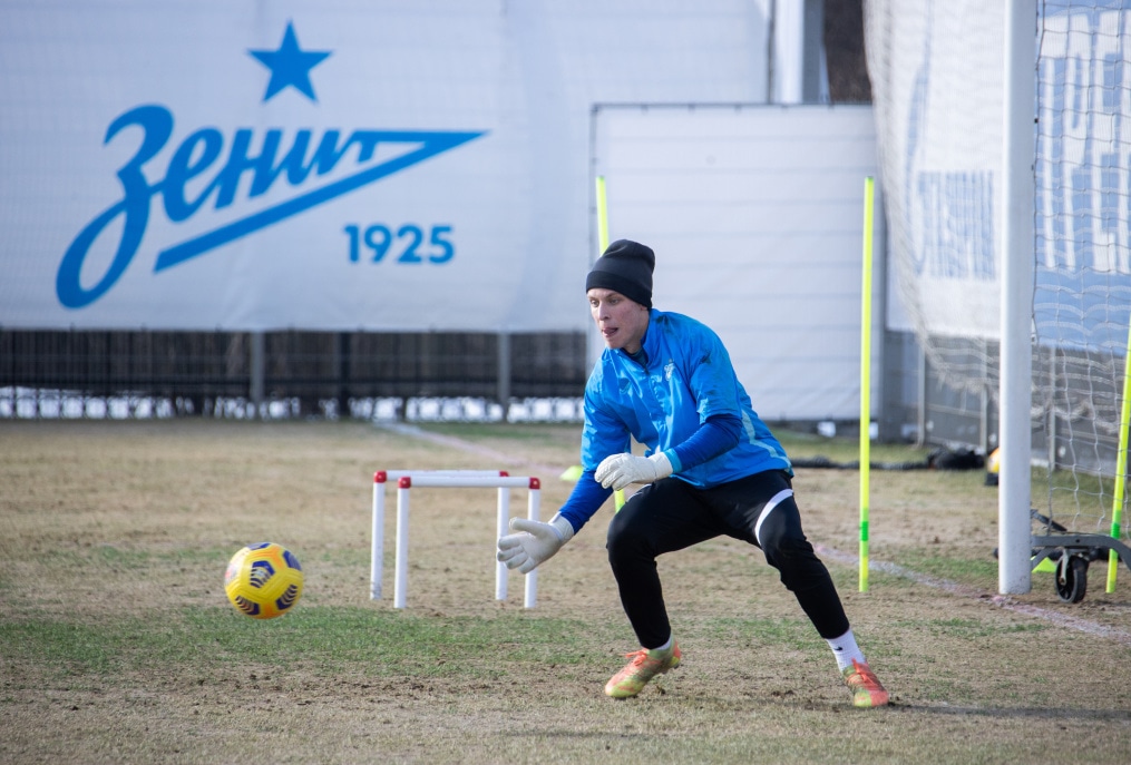Тренировка «Зенита» перед матчем с «Рубином»