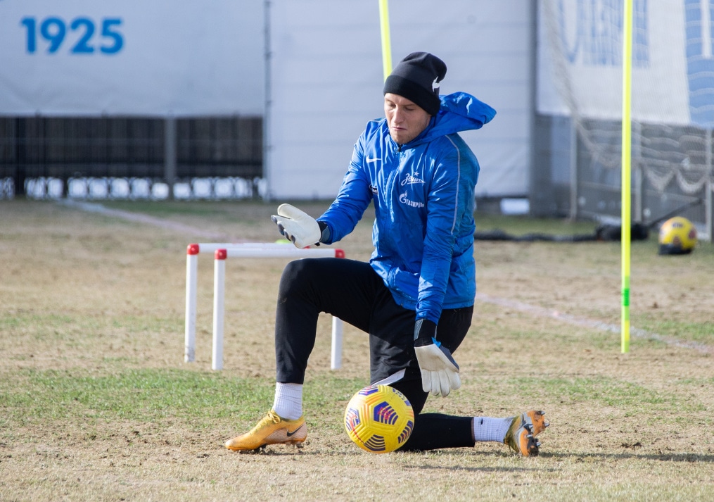 Тренировка «Зенита» перед матчем с «Рубином»