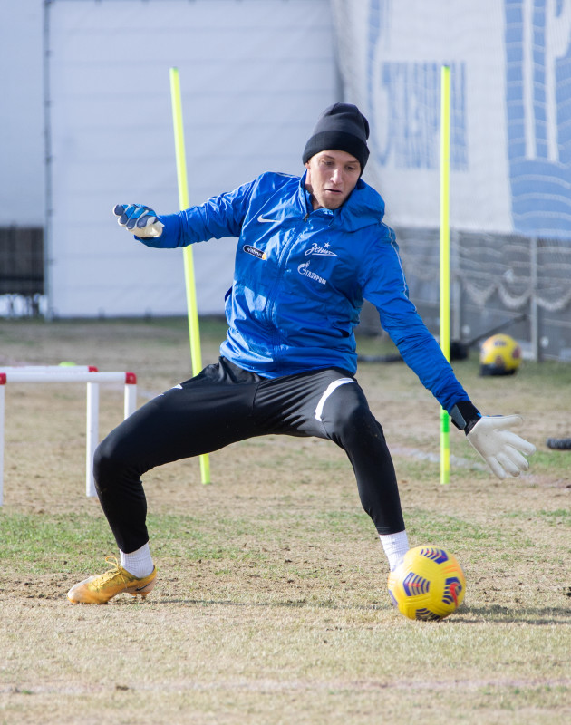 Тренировка «Зенита» перед матчем с «Рубином»