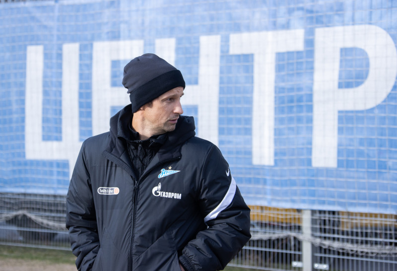 Тренировка «Зенита» перед матчем с «Рубином»