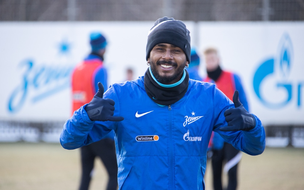 Тренировка «Зенита» перед матчем с «Рубином»