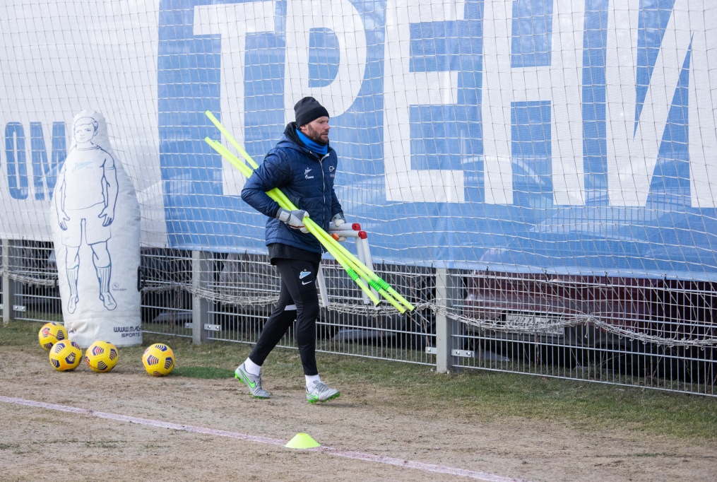 Тренировка «Зенита» перед матчем с «Рубином»