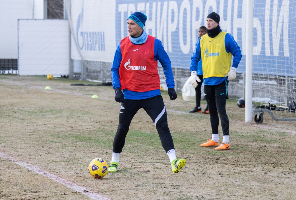 Тренировка «Зенита» перед матчем с «Рубином»