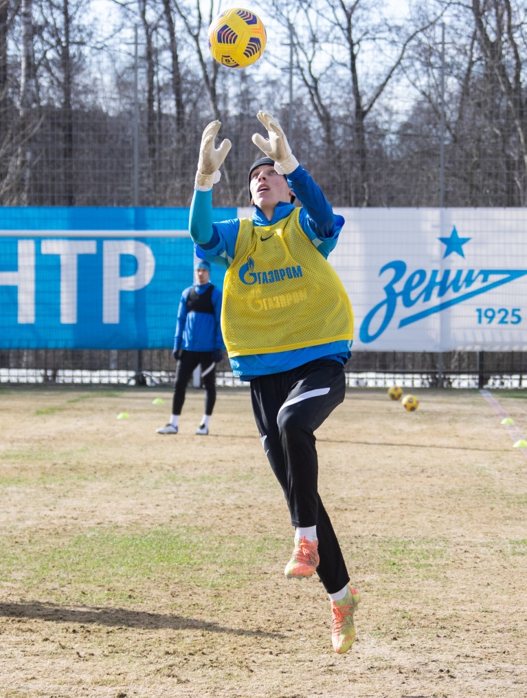 Тренировка «Зенита» перед матчем с «Рубином»