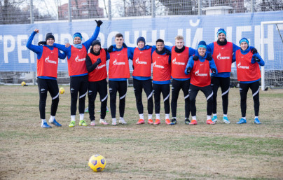 Тренировка «Зенита» перед матчем с «Рубином»