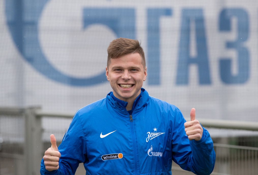 Тренировка «Зенита» перед матчем с «Уфой»