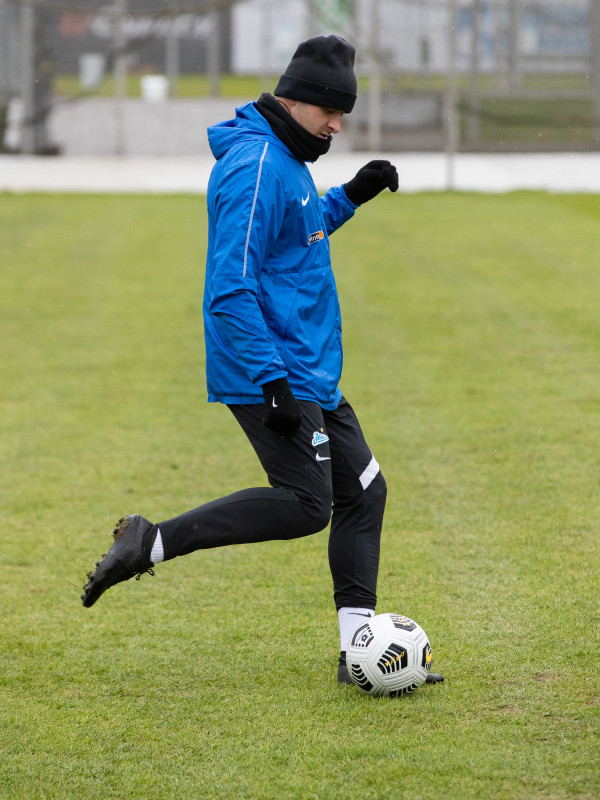 Тренировка «Зенита» перед матчем с «Уфой»