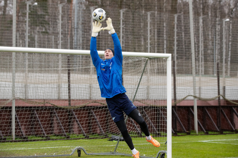 Тренировка «Зенита» перед матчем с «Уфой»