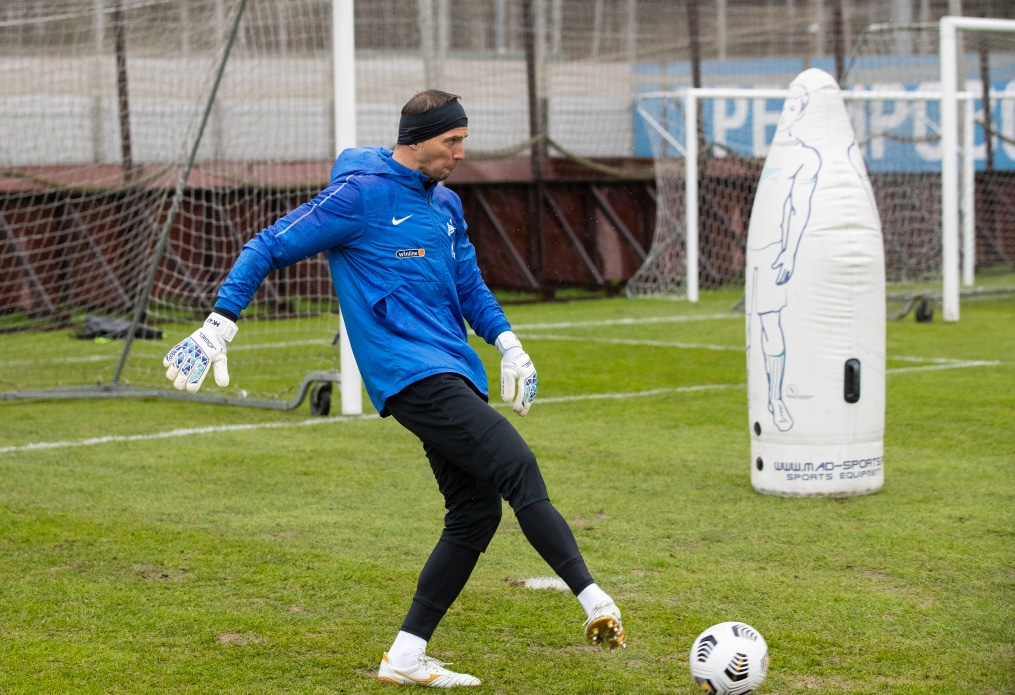 Тренировка «Зенита» перед матчем с «Уфой»