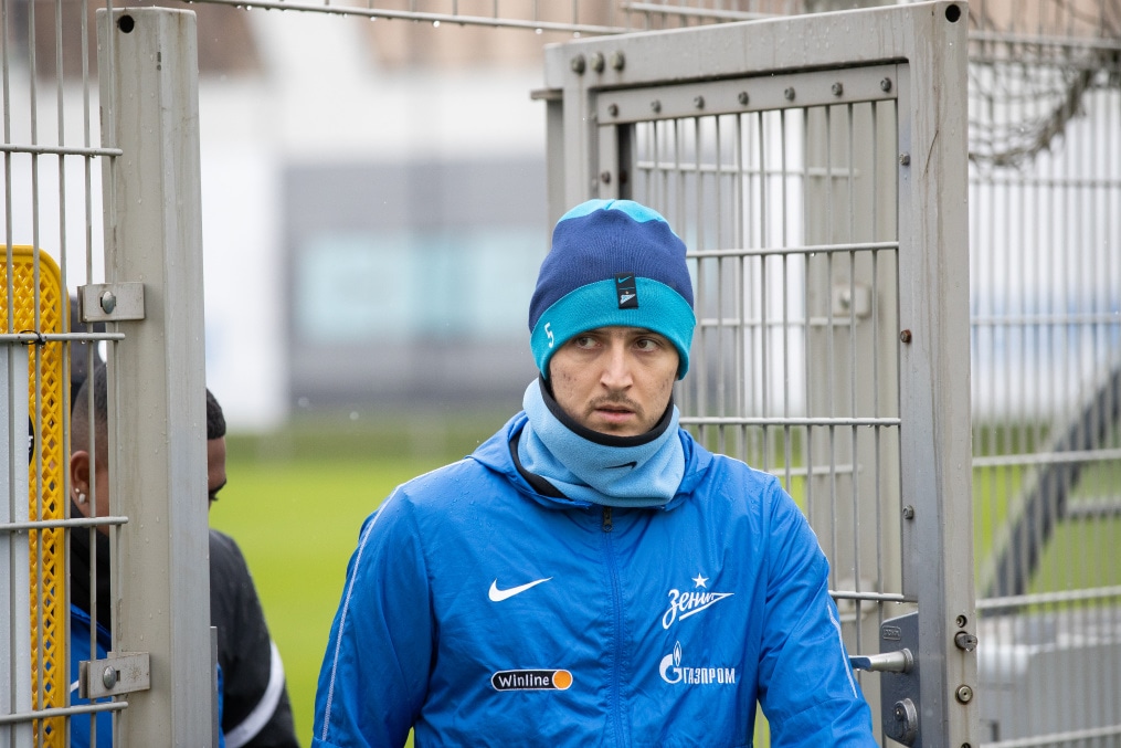 Тренировка «Зенита» перед матчем с «Уфой»