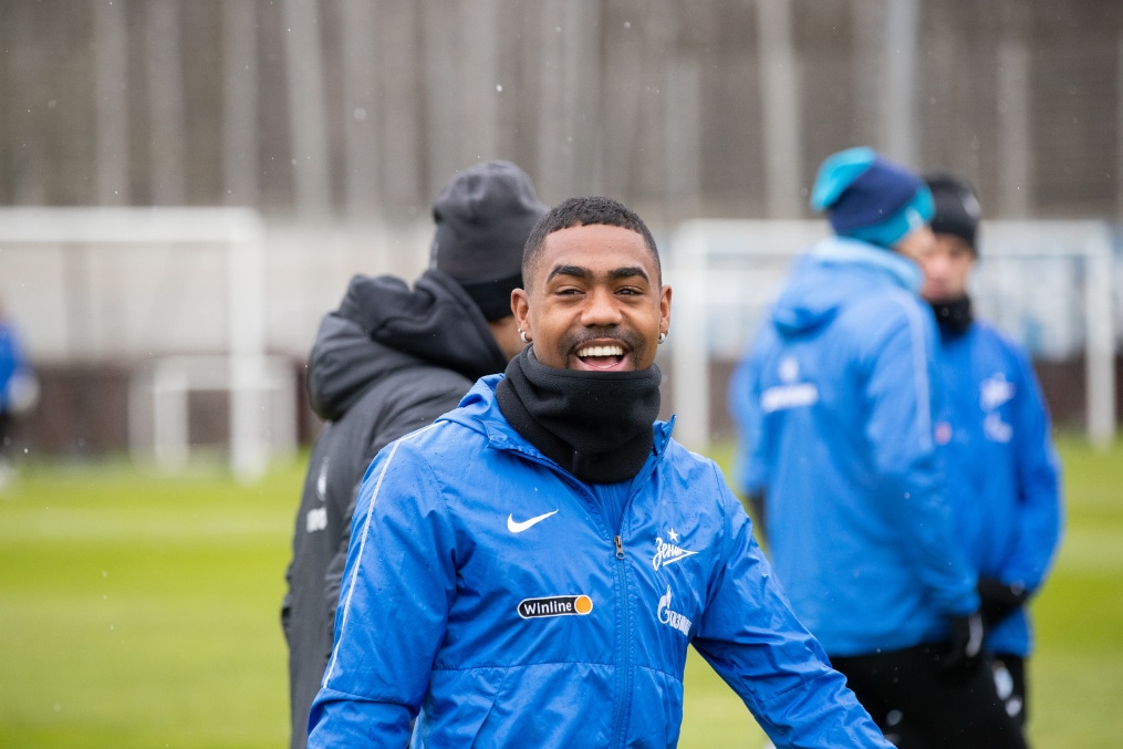 Тренировка «Зенита» перед матчем с «Уфой»