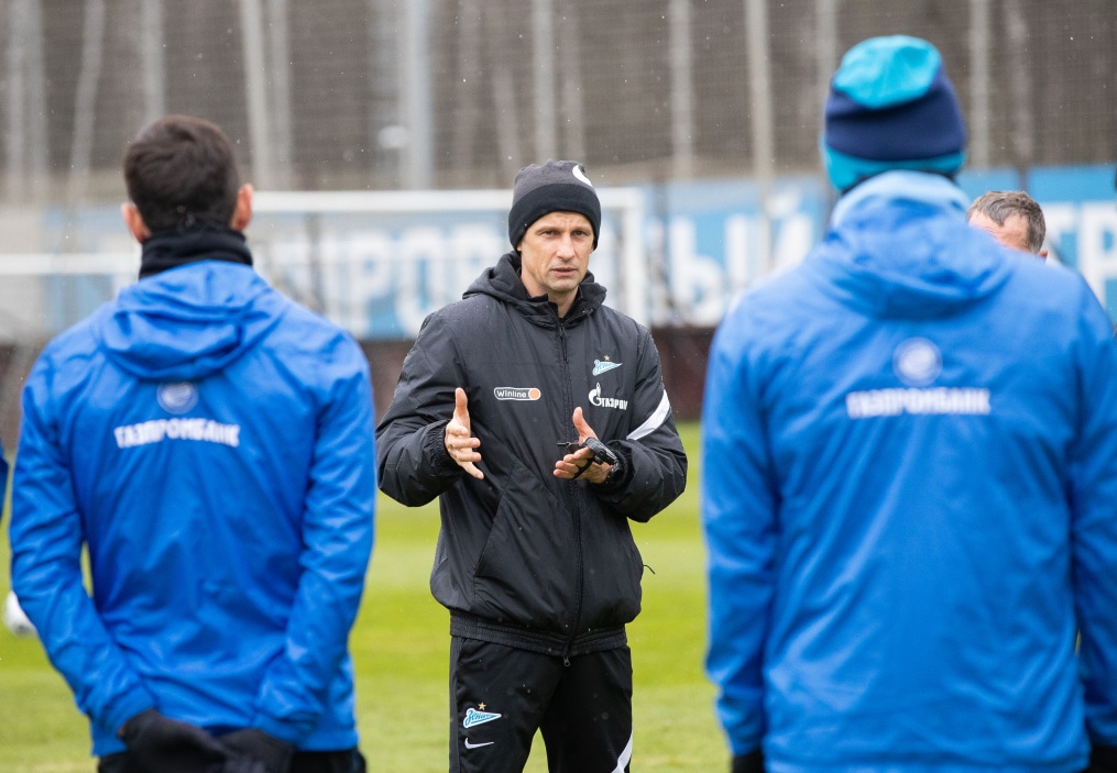 Тренировка «Зенита» перед матчем с «Уфой»