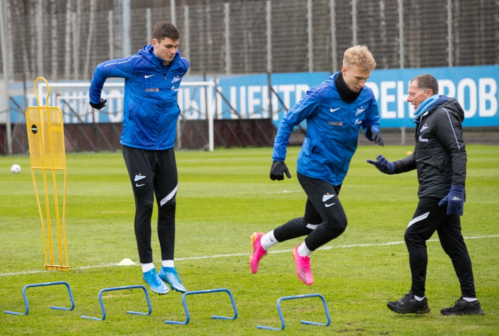 Тренировка «Зенита» перед матчем с «Уфой»