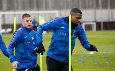 Тренировка «Зенита» перед матчем с «Уфой»