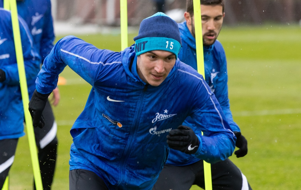 Тренировка «Зенита» перед матчем с «Уфой»