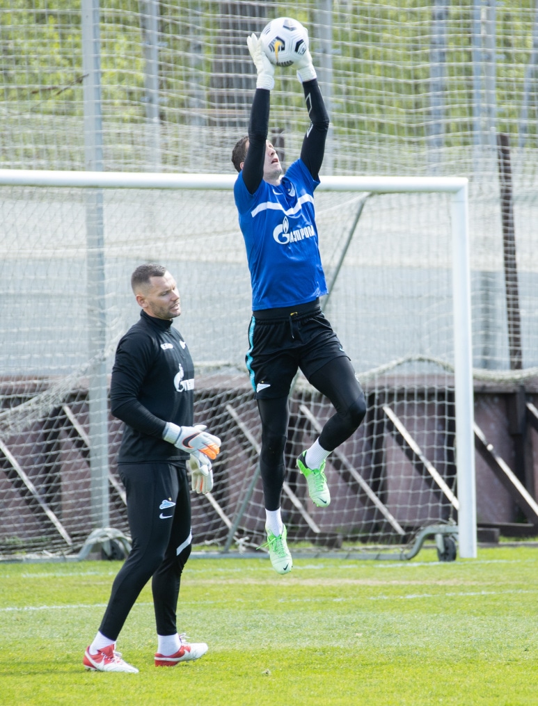Тренировка «Зенита» перед матчем с «Тамбовом»