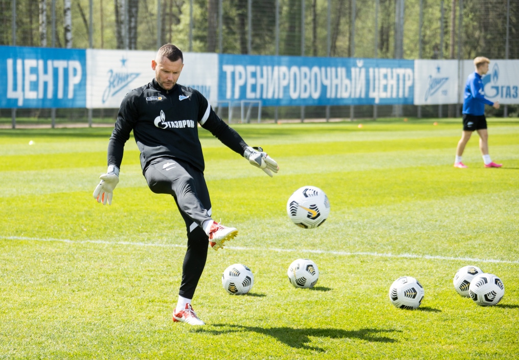 Тренировка «Зенита» перед матчем с «Тамбовом»