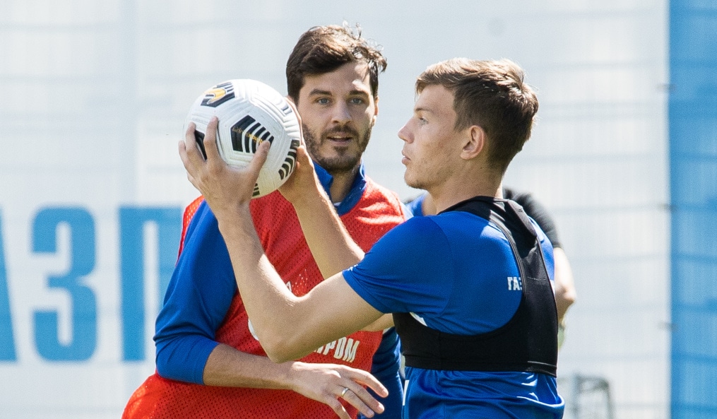 Тренировка «Зенита» перед матчем с «Тамбовом»