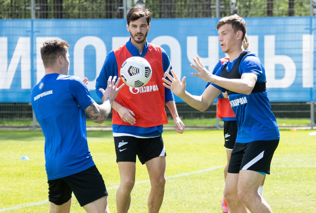 Тренировка «Зенита» перед матчем с «Тамбовом»
