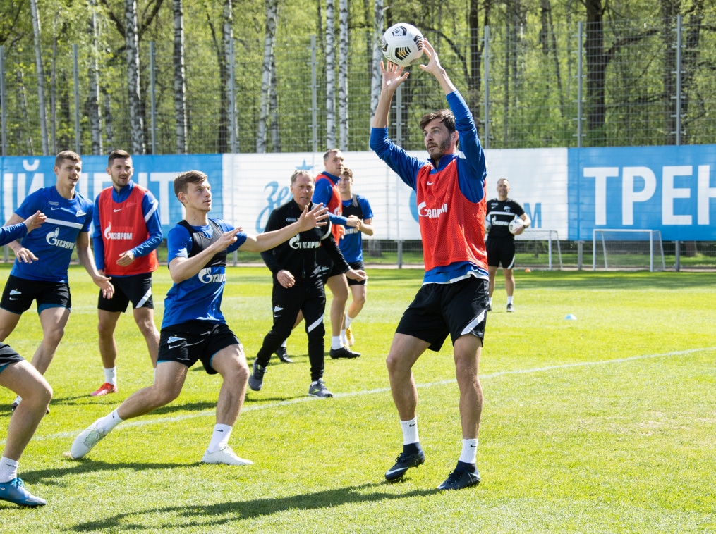 Тренировка «Зенита» перед матчем с «Тамбовом»