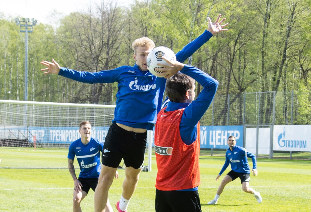 Тренировка «Зенита» перед матчем с «Тамбовом»