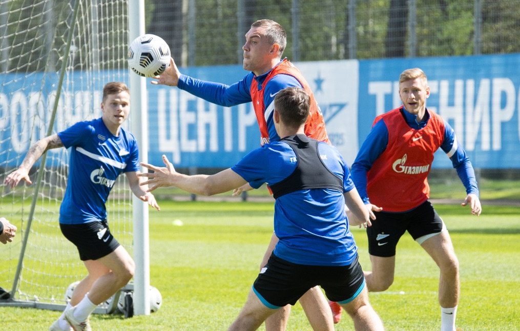 Тренировка «Зенита» перед матчем с «Тамбовом»