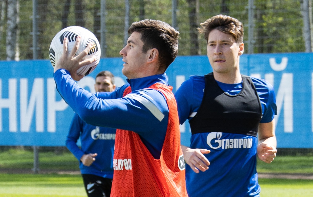 Тренировка «Зенита» перед матчем с «Тамбовом»