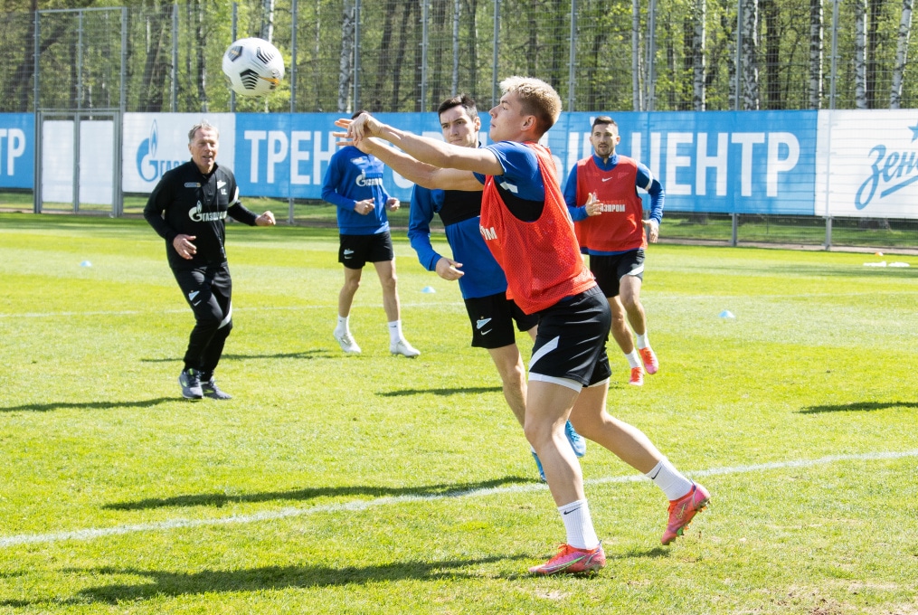Тренировка «Зенита» перед матчем с «Тамбовом»
