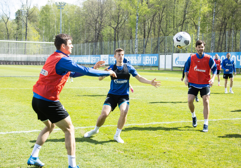 Тренировка «Зенита» перед матчем с «Тамбовом»