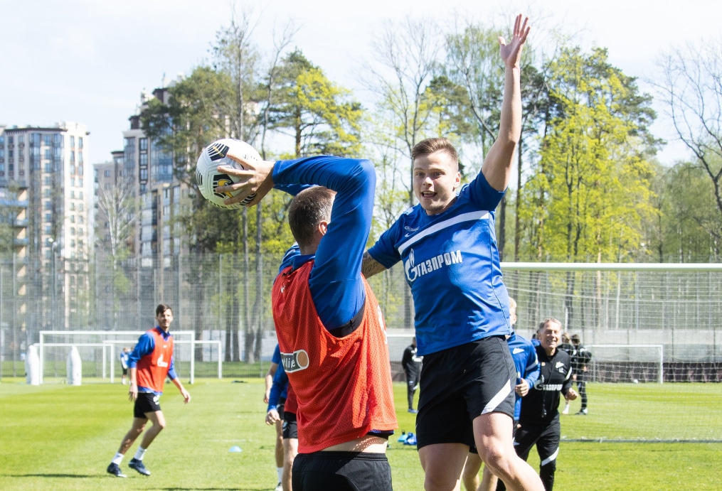 Тренировка «Зенита» перед матчем с «Тамбовом»