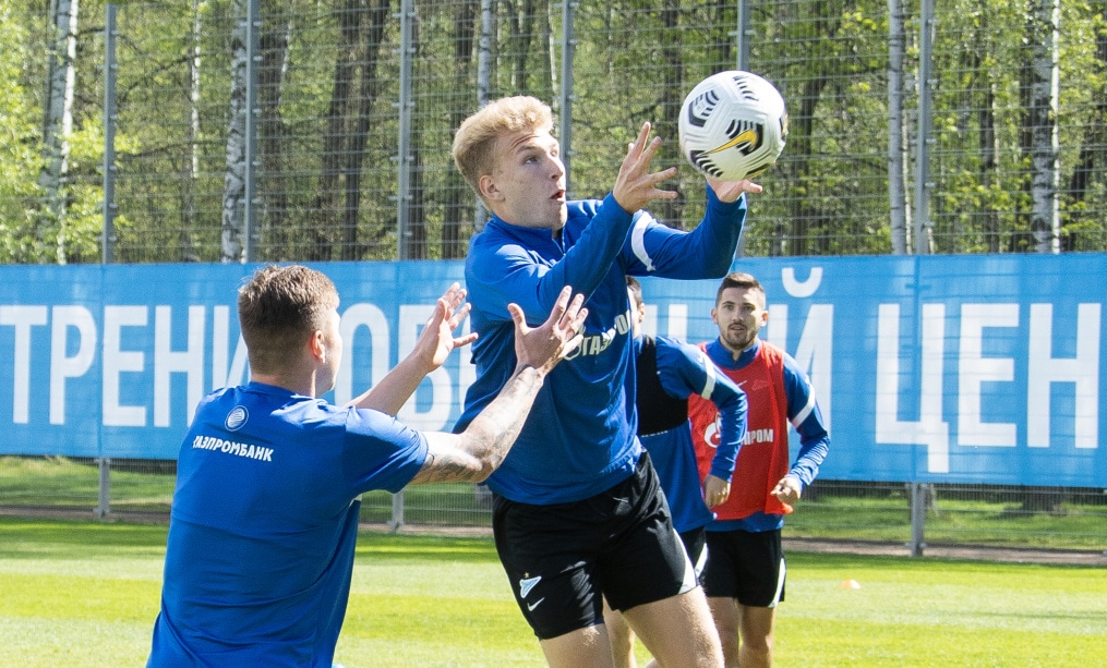 Тренировка «Зенита» перед матчем с «Тамбовом»