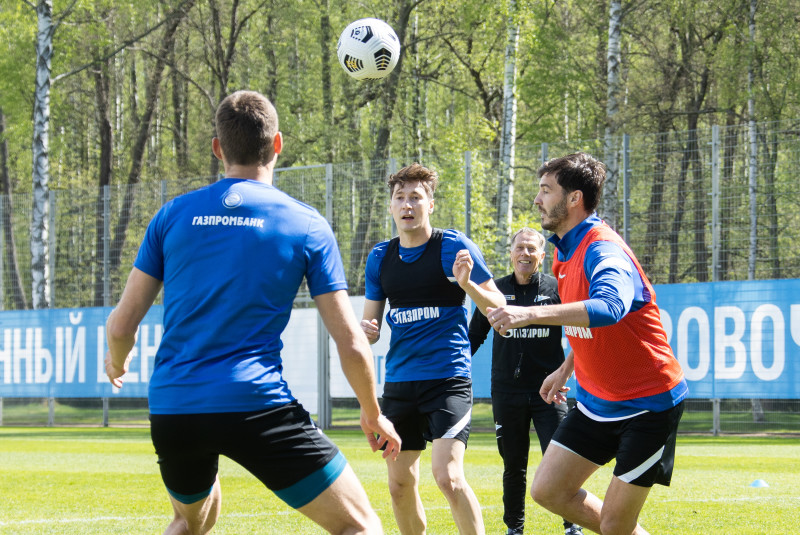 Тренировка «Зенита» перед матчем с «Тамбовом»