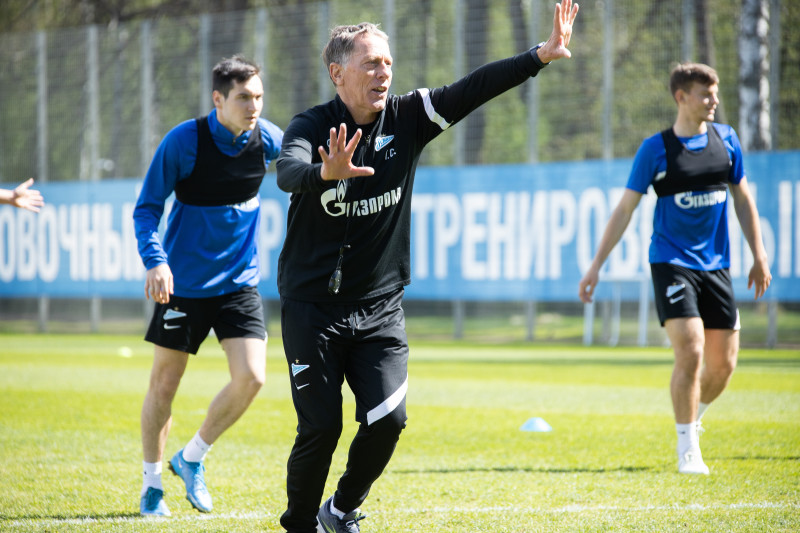 Тренировка «Зенита» перед матчем с «Тамбовом»
