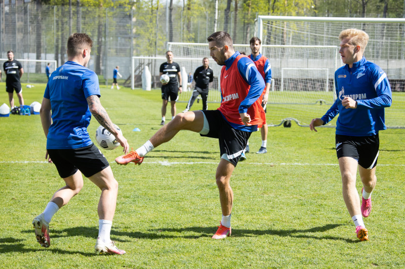 Тренировка «Зенита» перед матчем с «Тамбовом»