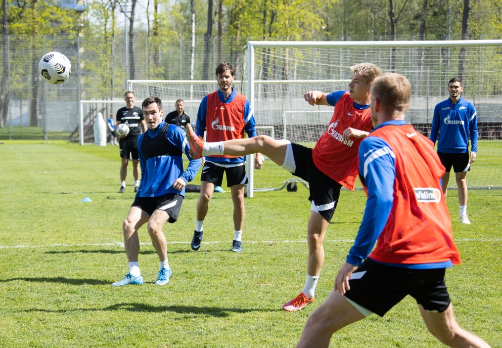 Тренировка «Зенита» перед матчем с «Тамбовом»