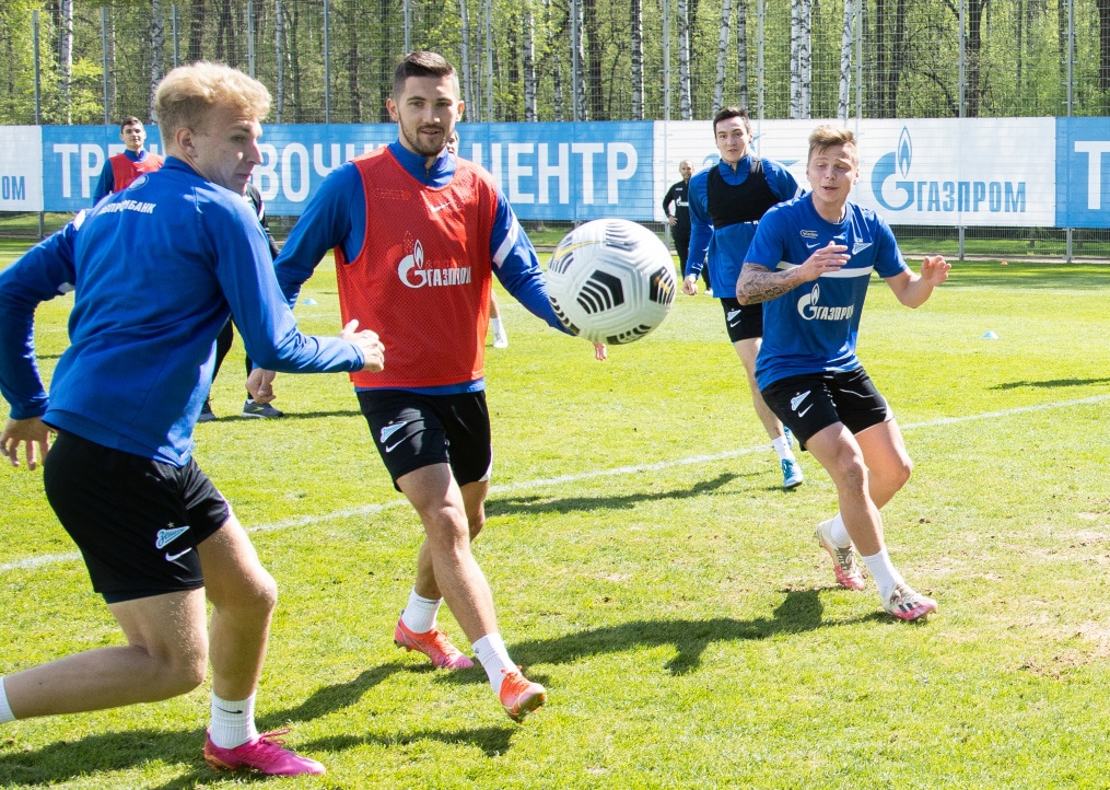 Тренировка «Зенита» перед матчем с «Тамбовом»