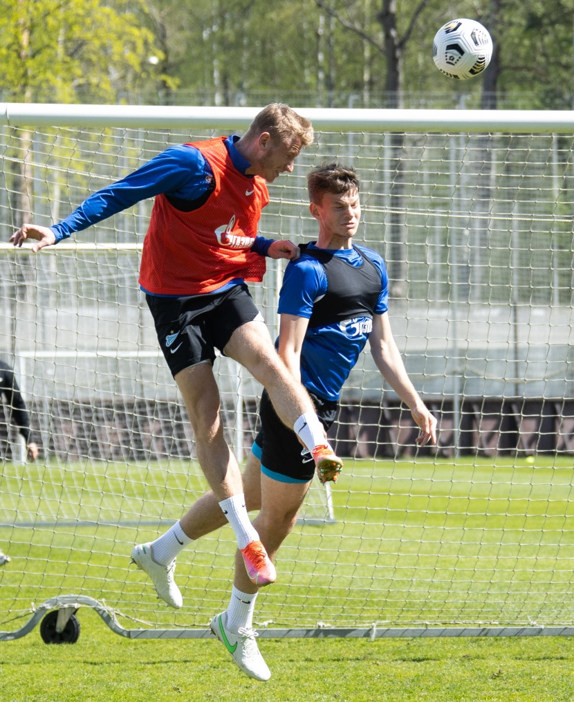 Тренировка «Зенита» перед матчем с «Тамбовом»