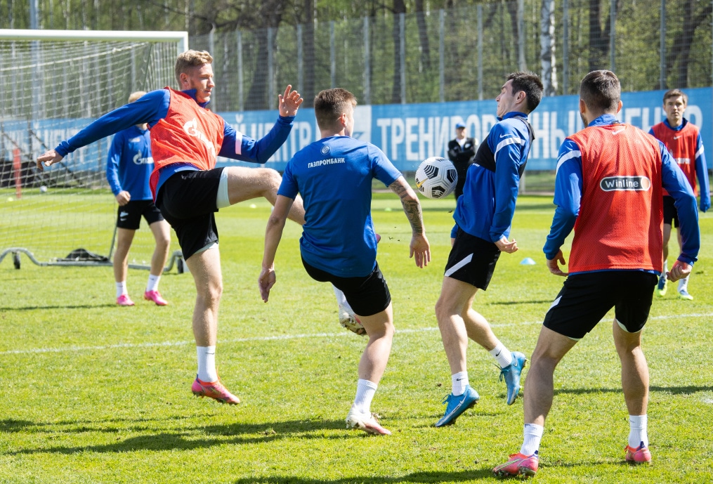 Тренировка «Зенита» перед матчем с «Тамбовом»