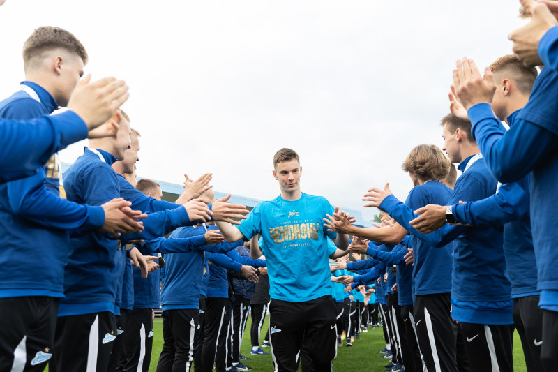 Награждение команд ЮФЛ на матче «Зенит»-м — «Краснодар»-м