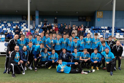 Награждение команд ЮФЛ на матче «Зенит»-м — «Краснодар»-м