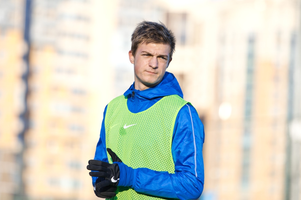 Первая зимняя тренировка «Зенита»-м