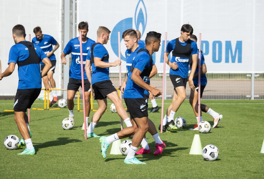 Первые «Газпром»-тренировочные сборы «Зенита»: 22 июня, вечерняя тренировка