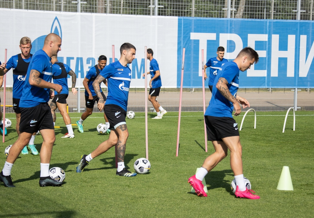 Первые «Газпром»-тренировочные сборы «Зенита»: 22 июня, вечерняя тренировка