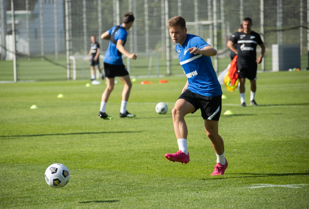 Первые «Газпром»-тренировочные сборы «Зенита»: 22 июня, вечерняя тренировка