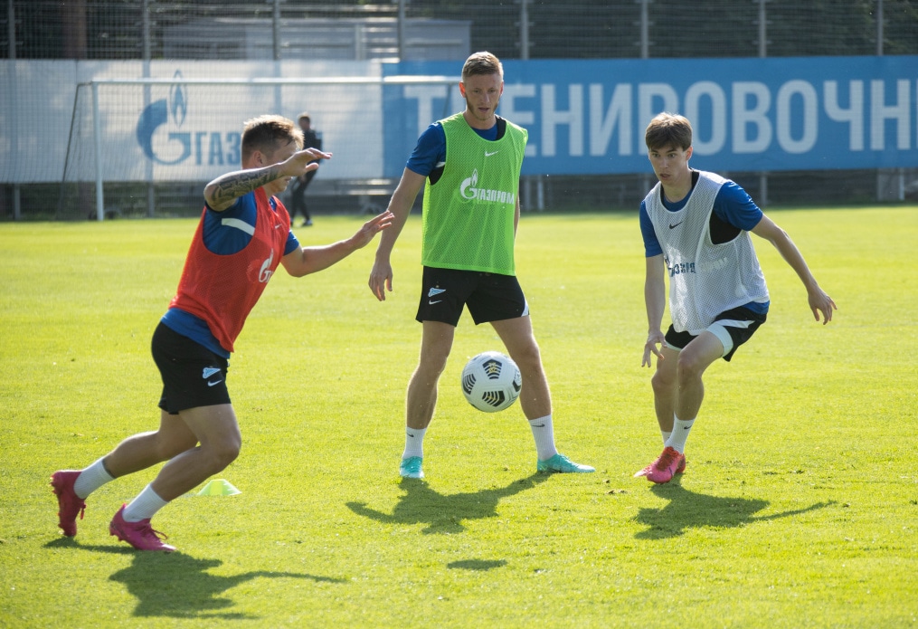 Первые «Газпром»-тренировочные сборы «Зенита»: 22 июня, вечерняя тренировка