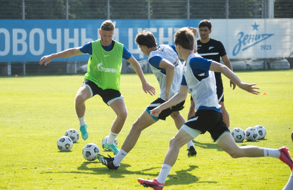 Первые «Газпром»-тренировочные сборы «Зенита»: 22 июня, вечерняя тренировка