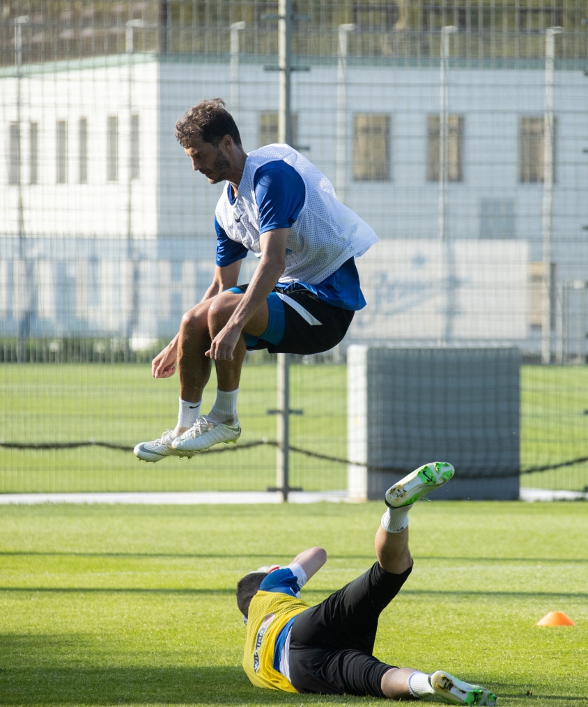 Первые «Газпром»-тренировочные сборы «Зенита»: 22 июня, вечерняя тренировка