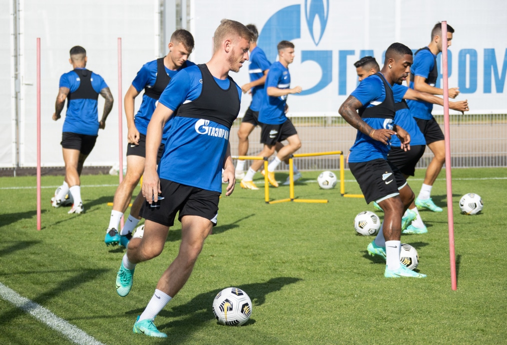 Первые «Газпром»-тренировочные сборы «Зенита»: 22 июня, вечерняя тренировка